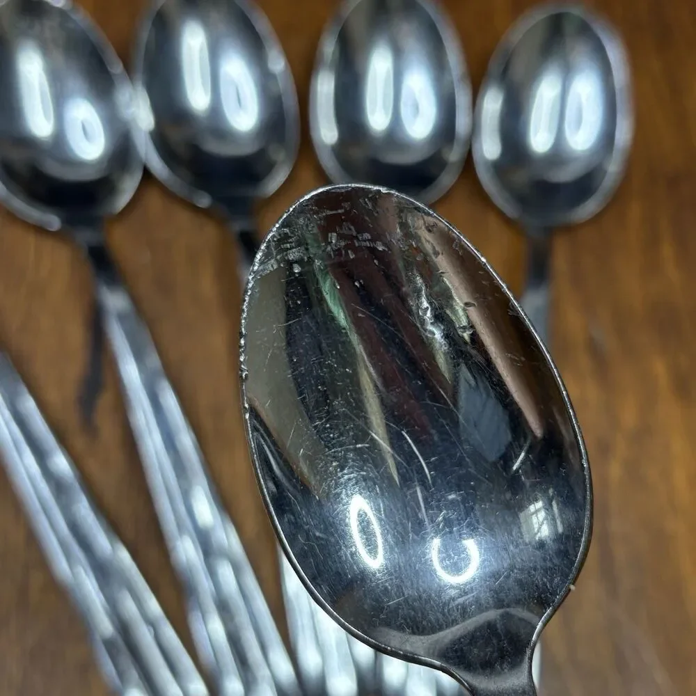 Oneida‎ Camden Stainless Flatware 6 spoons 7